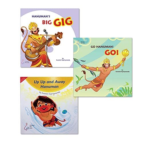 Chinmaya Mission - Lord Hanuman Series (Pack of 3) | Perfect Gift for Kids 4 years and above