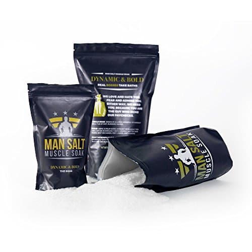 ManSalt Muscle Soak -Epsom Salt Bulk- - Best Bath Salts (Boss, 3LB)