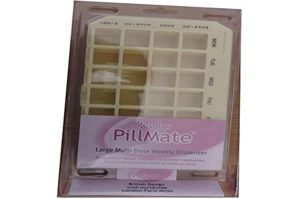 Pillmate Large Multidose Weekly Dispenser(color may vary)