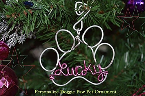 The Original Dog Paw Wire Ornament
