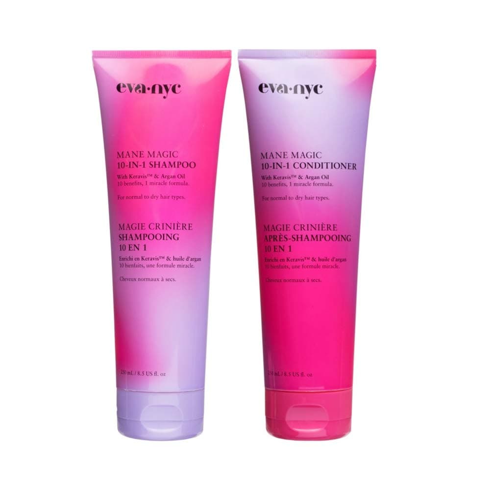 Eva NYC Mane Magic 10-in-1 Shampoo & Conditioner Set, 8.5 Ounce Each