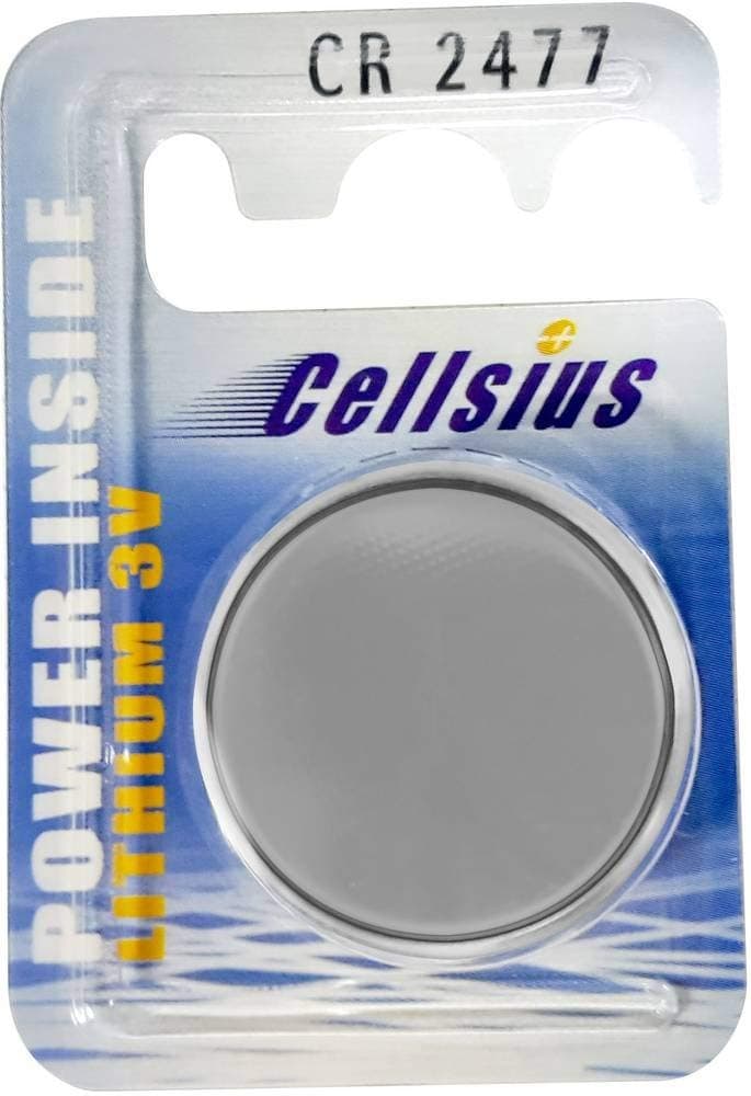 Cellsius CR2477 Button Cell Battery CR 2477 Lithium 1000 mAh 3 V Pack of 1