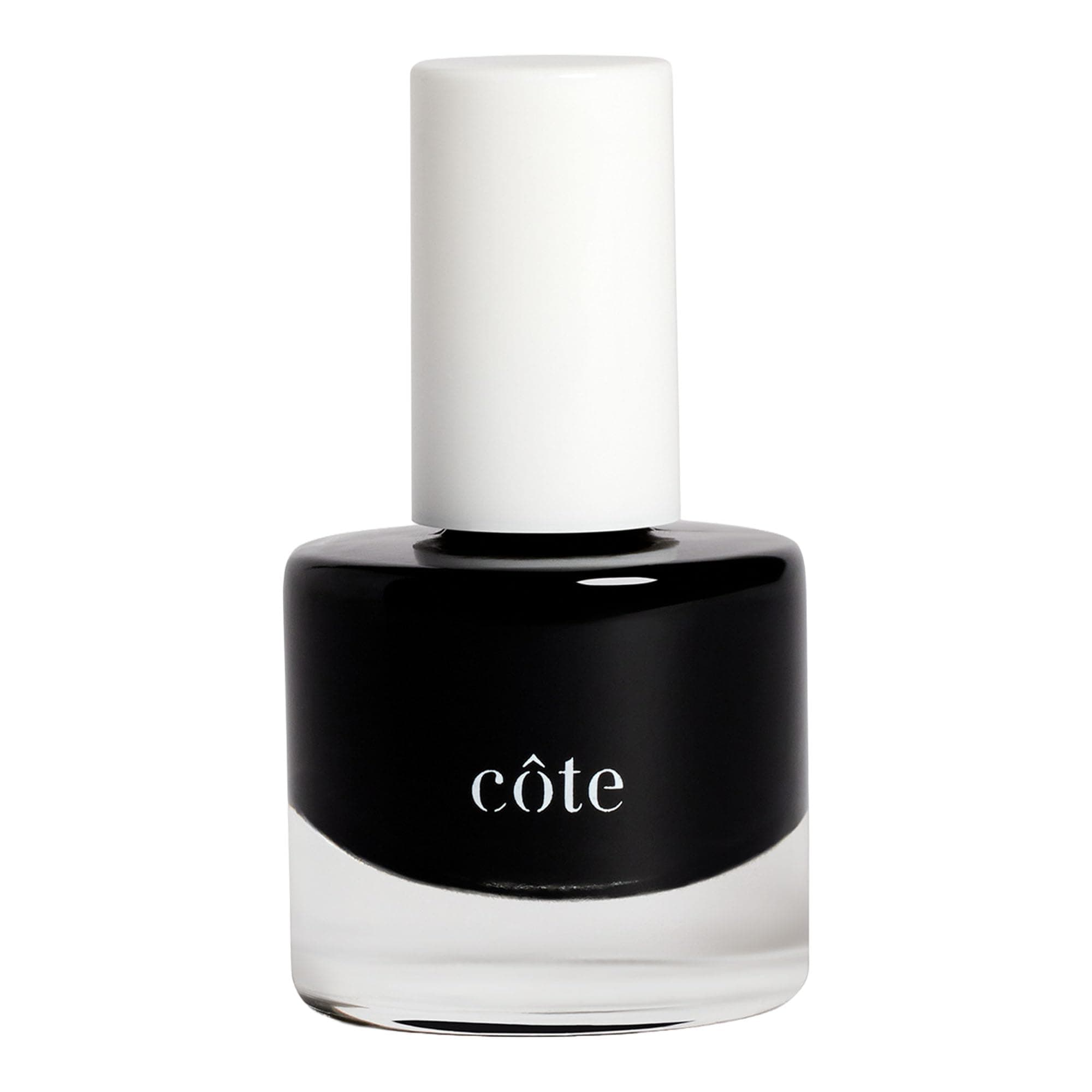 Cote Beauty’s Belle Noire, Raven Black Nail Polish, Intense Creamy Texture with Bold Color for a Dramatic & Sophisticated Look, Vegan & Cruelty-Free, Long Lasting Nail Polish, Made in USA, 0.27 Fl Oz