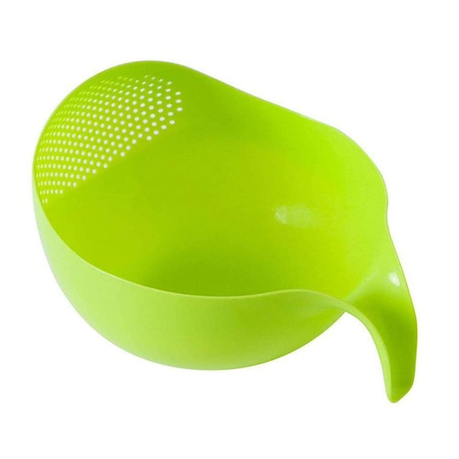 Clazkit Multi-Purpose Strainer or Washer Bowl for Kitchen, Plastic Food Strainer for Rice Fruits & Vegetable Rice Bowl (Loose)