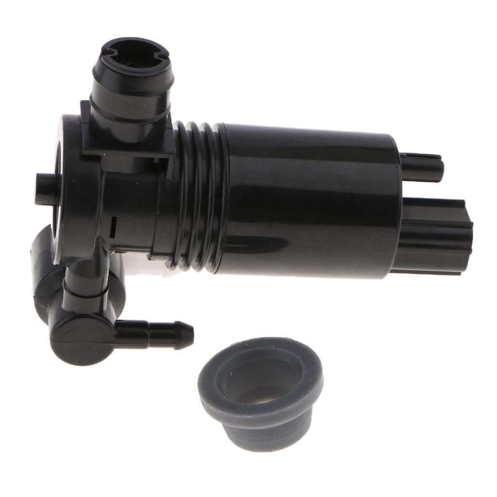 MIPPO Auto 8A61-17K624-AA Windshield Washer Pump w/Grommet - for:Ford Explorer 2011-2015 (Front & Rear)- Replaces