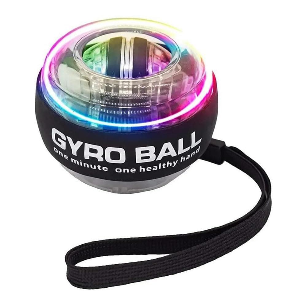 JZSAuto-Start Wrist Power Gyro Ball, Wrist Strengthener and Forearm Exerciser for Stronger Arm Fingers Wrist Bones with LED Lights
