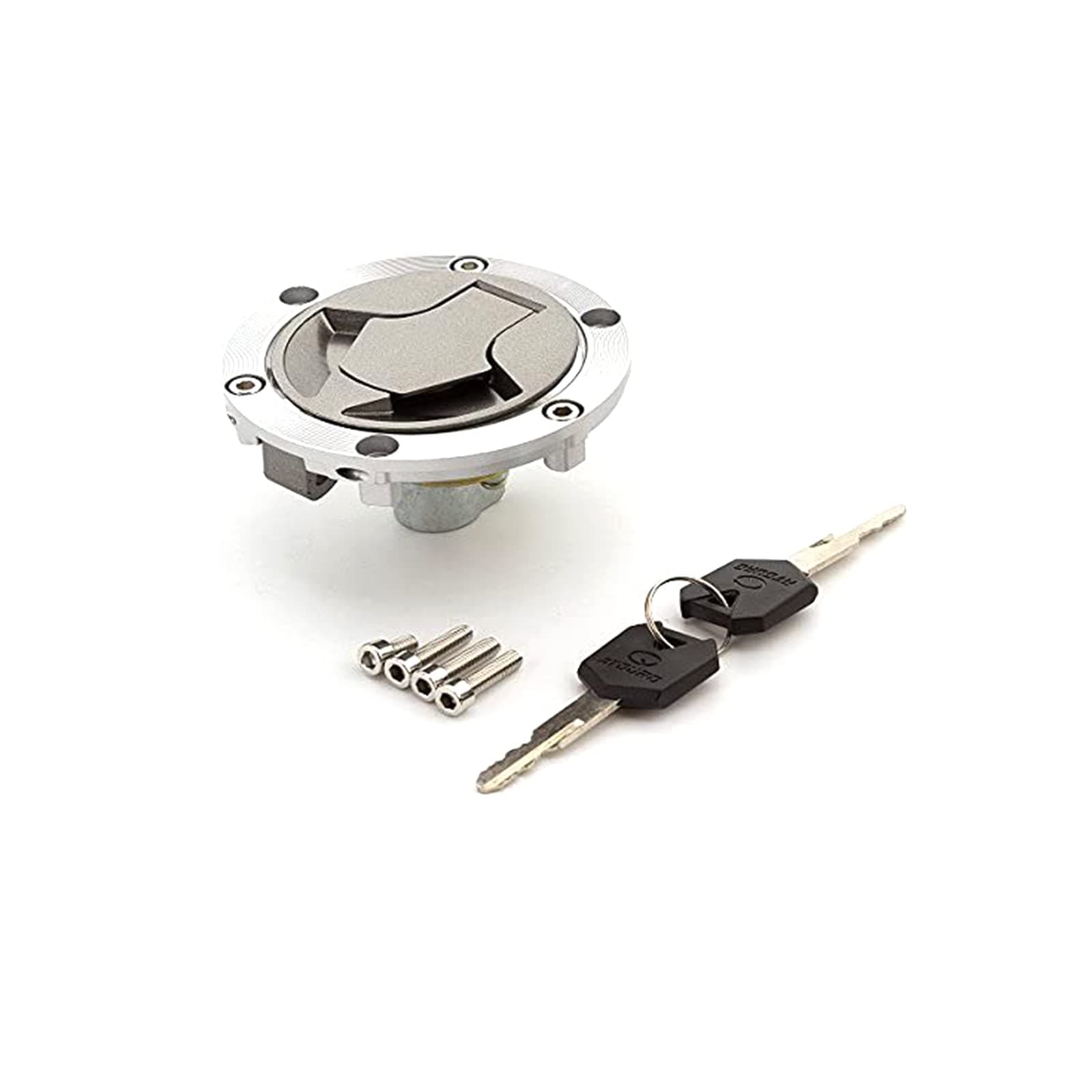 Motorcycle Switch Fuel Gas Cap Cover with Key Lock Set for Ninja 250 2005-2012/ Ninja 300 2013-2014