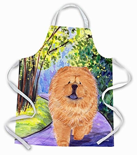 Caroline'S Treasures Ss7003Apron Chow Chow Apron, Large, Multicolor