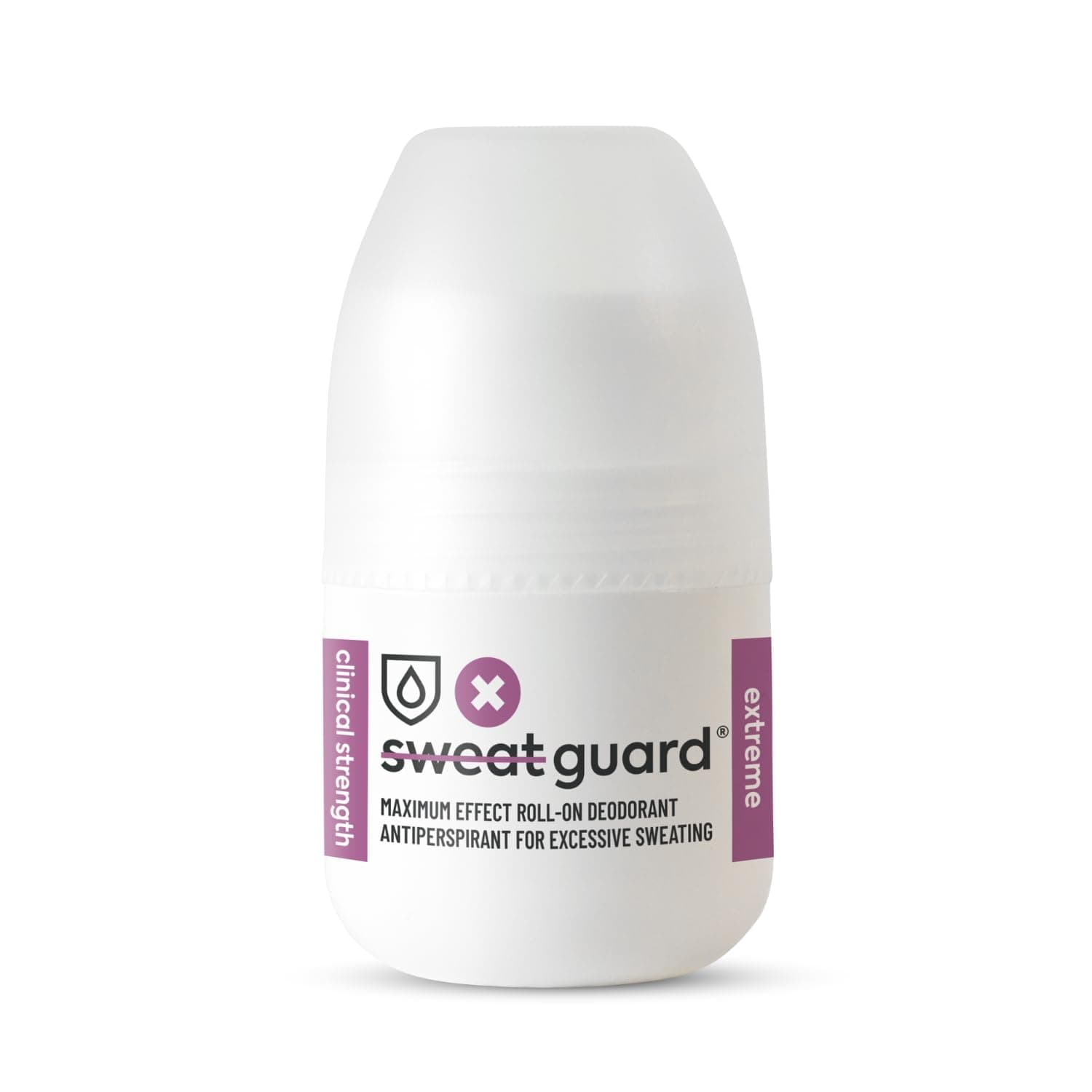 SWEAT GUARD® Extreme Antiperspirant - Roll On 50ml. Coconut Scented, Anti Sweat Deodorant For Underarm - Controls Excessive Sweating & Odour. Maximum Effect Hyperhidrosis Treatment For Armpit.