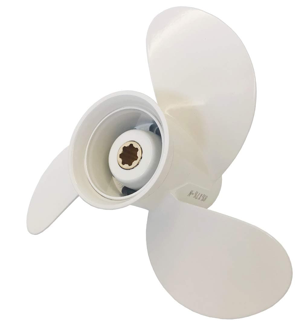 COP Outboard Propeller 8 1/2 X 7 1/2-N for Yamaha Engines 6hp 8hp 9.9hp F6 F8 F9.9 Yamaha Propeller 6G1-45943-00-EL 6G1-45943-00-00 8.5x7.5