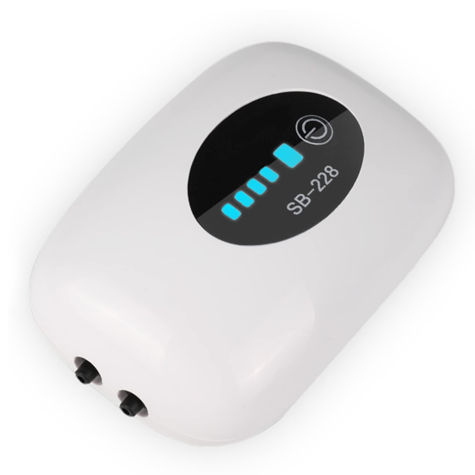 Wisfunlly Portable Aquarium Air Pump, Rechargeable Fish Tank Air Pump for Up to 120 Gal Tank Aerator, Oxygen Pump with Accessories for Fish Tank/Fishing/Fish Transportation/Power Outage