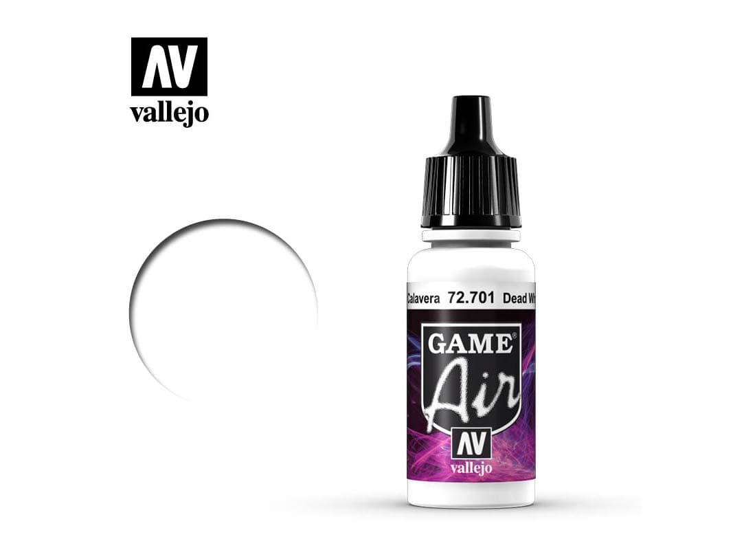 Vallejo 72701 GAME AIR 17ML, DEAD WHITE