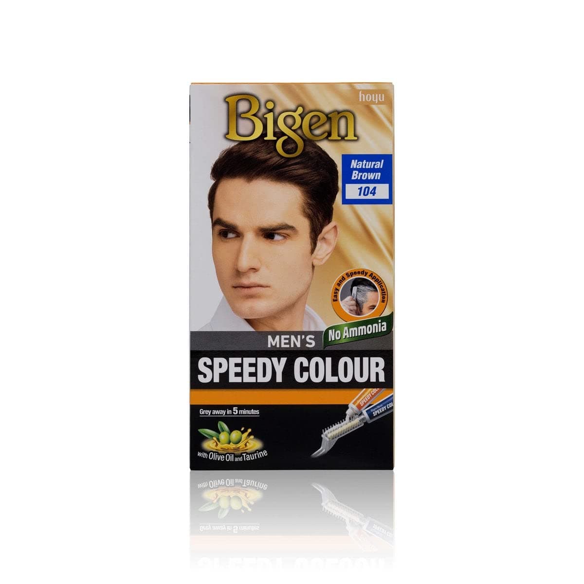 Bigen Men's Speedy Colour (Natural Brown) 104 Brown