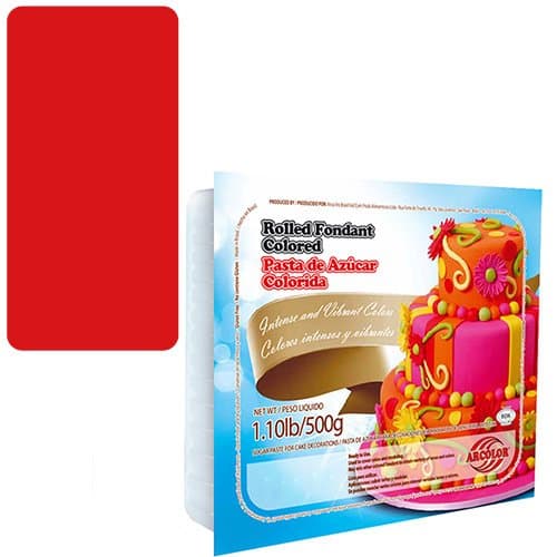 Vanilla Fondant 1.1 Lb (Red)
