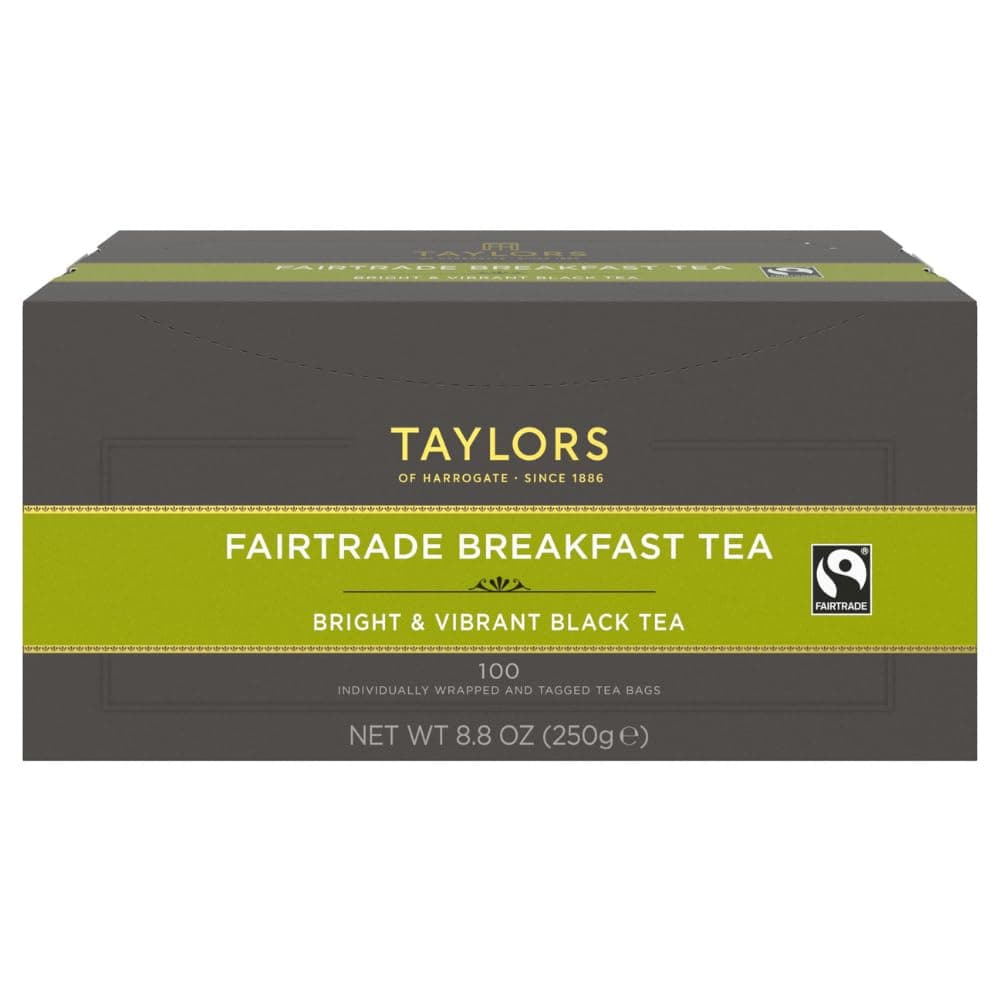 Taylors of Harrogate Fairtrade Breakfast, 100 Count (Pack of 1)