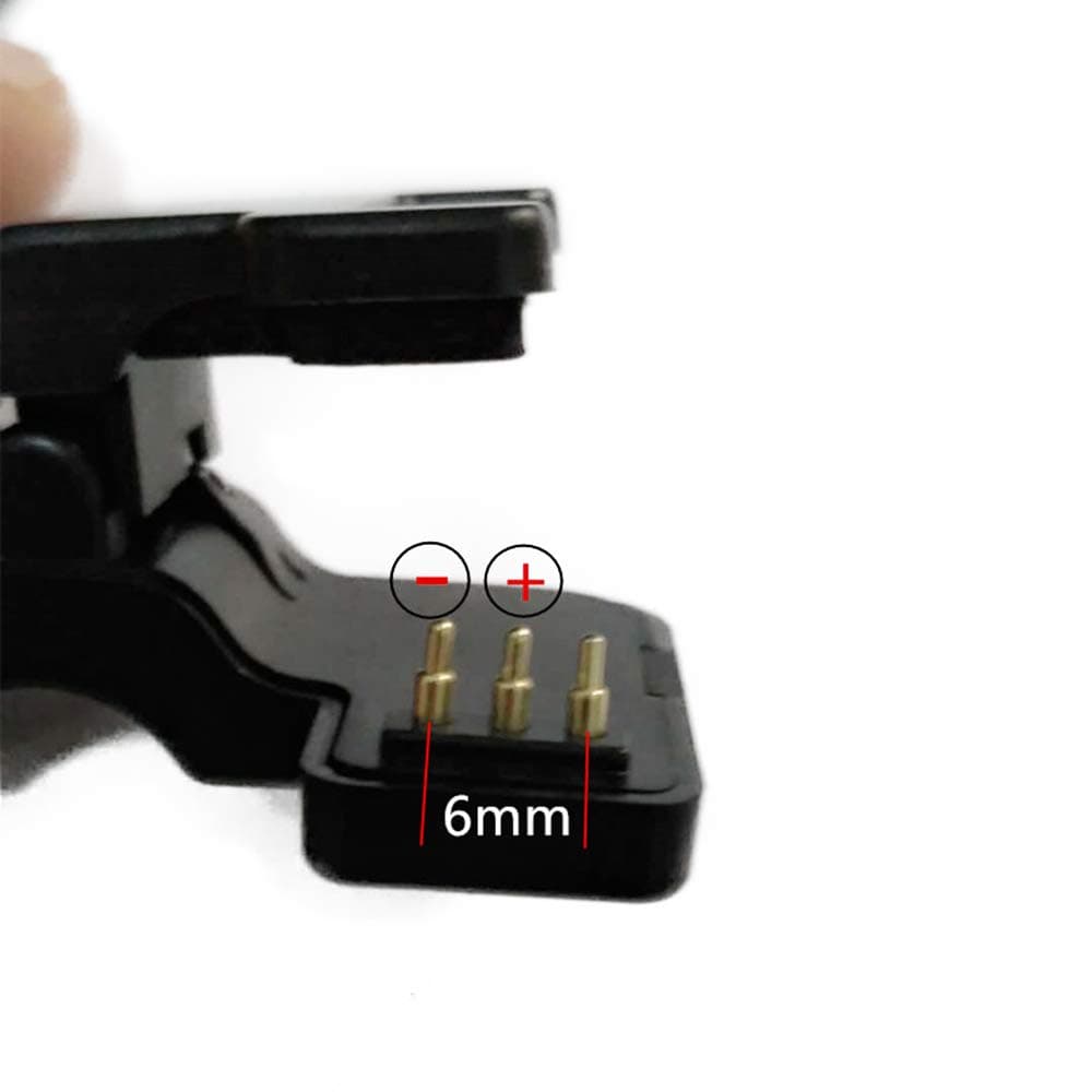 TW64 TW68 Smart Watch Charger Universal USB Charging Cable 3 pin 6mm Clip Smart Bracelet Charger Wire (3 pin 6mm)