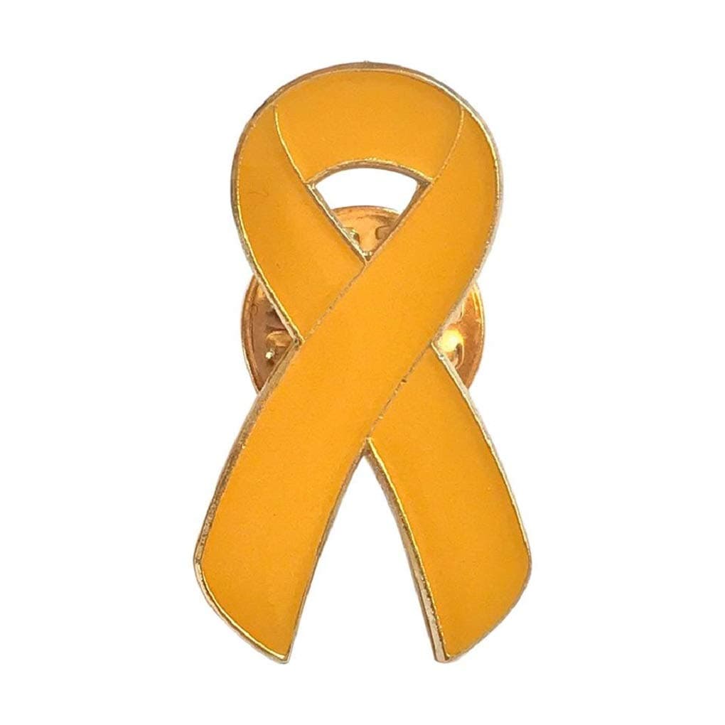NEW Yellow Ribbon Suicide Prevention Awareness Brooch Lapel Pin