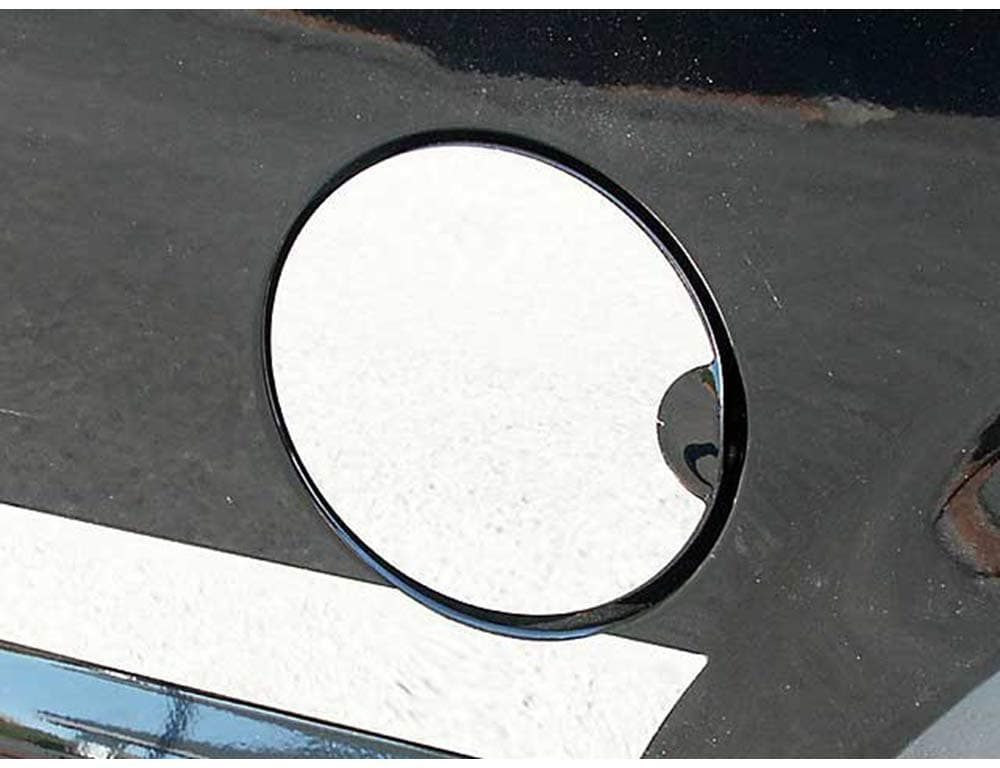 QAA is Compatible with 1999-2010 Ford F-250 & F-350 Super Duty 1 Piece Stainless Gas Door Cover Trim GC39320