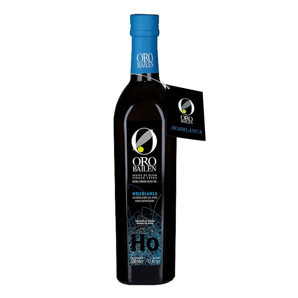 Oro Bailen Reserva Familiar Hojiblanca Extra Virgin Olive Oil from Andalusia Spain | Medium Intensity Oil Bottle 16.9 fl oz (500ml), Award-Winning Olive Oil | Harvest Fall 2024