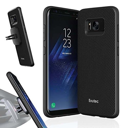 Evutec AERGO Series Protective Ballistic Nylon Military Drop Tested Case with AFIX Mount for Samsung Galaxy S8