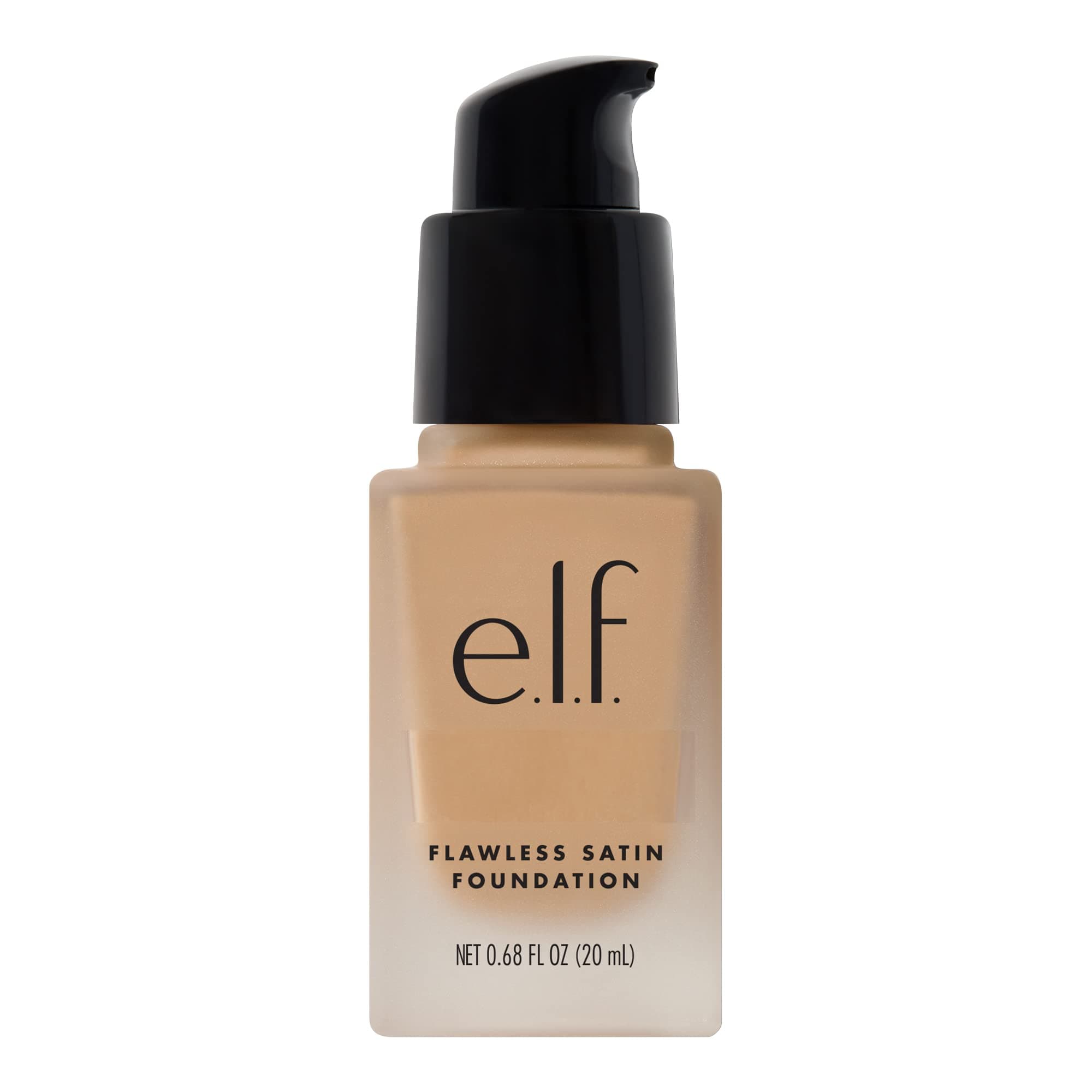 e.l.f. Flawless Finish Foundation Oil, Lightweight & Medium Coverage, Semi-Matte Finish, Vanilla, 0.68 Fl Oz (20mL)