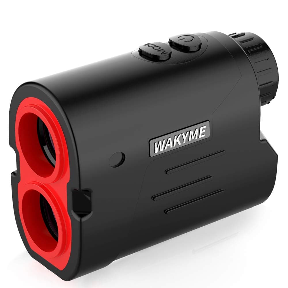 WAKYME Rangefinder, Golf & Hunting Rangefinder, 650/1000 Yards 6X Range Finder with Slope, Fast Flag-Lock, Angle Measurement, Speed, Scan, Laser Rangefinders with Low Battery Indicator