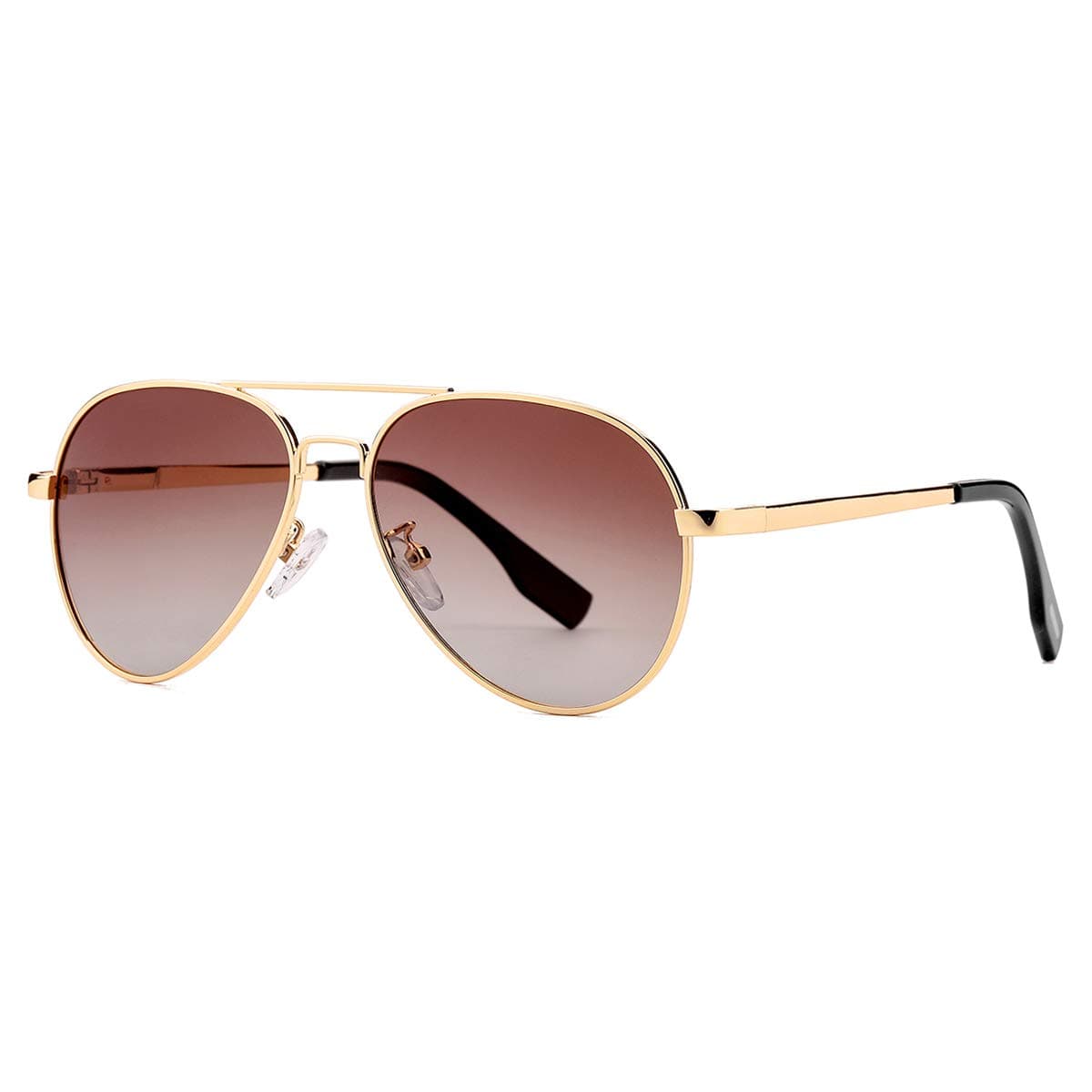 Gleyemor Small Aviator Sunglasses for Women and Men, 52MM Small Frame Polarized Aviators for Small Face