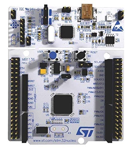 STM32 by ST NUCLEO-L476RG STM32 Nucleo-64 development board with STM32L476RG MCU, supports Arduino and ST morpho connectivity