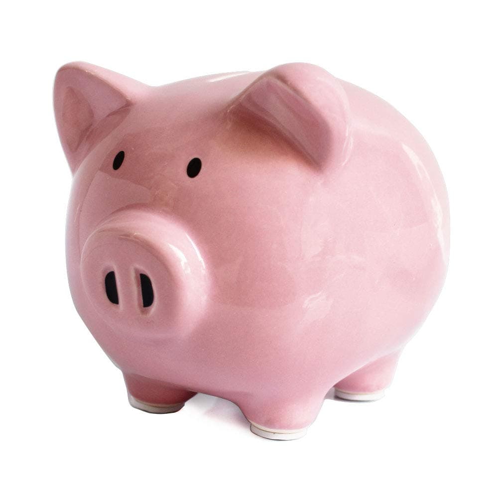 Pink Piggy Banks, Piggy Bank for Girls Boys Kids A New Piggy Bank for Boys,Girls,Kids,Adult Coin Bank (Pink)