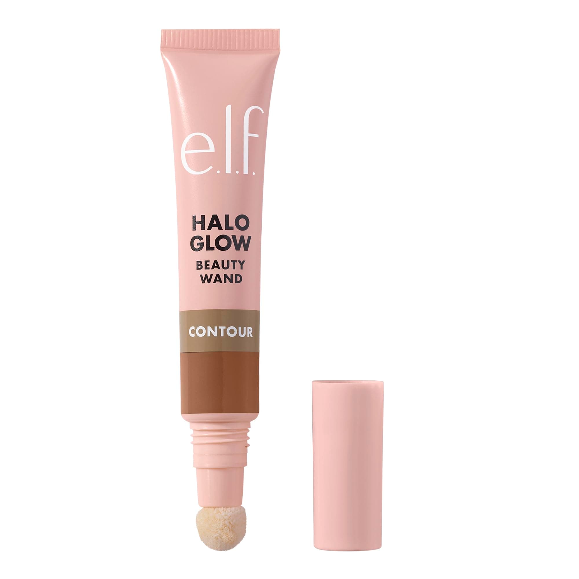 e.l.f. Halo Glow Contour Beauty Wand Liquid Contour Wand for a Naturally Shaped Look, Buildable Formula, Vegan & Cruelty Free, Light/Medium, 10 ml