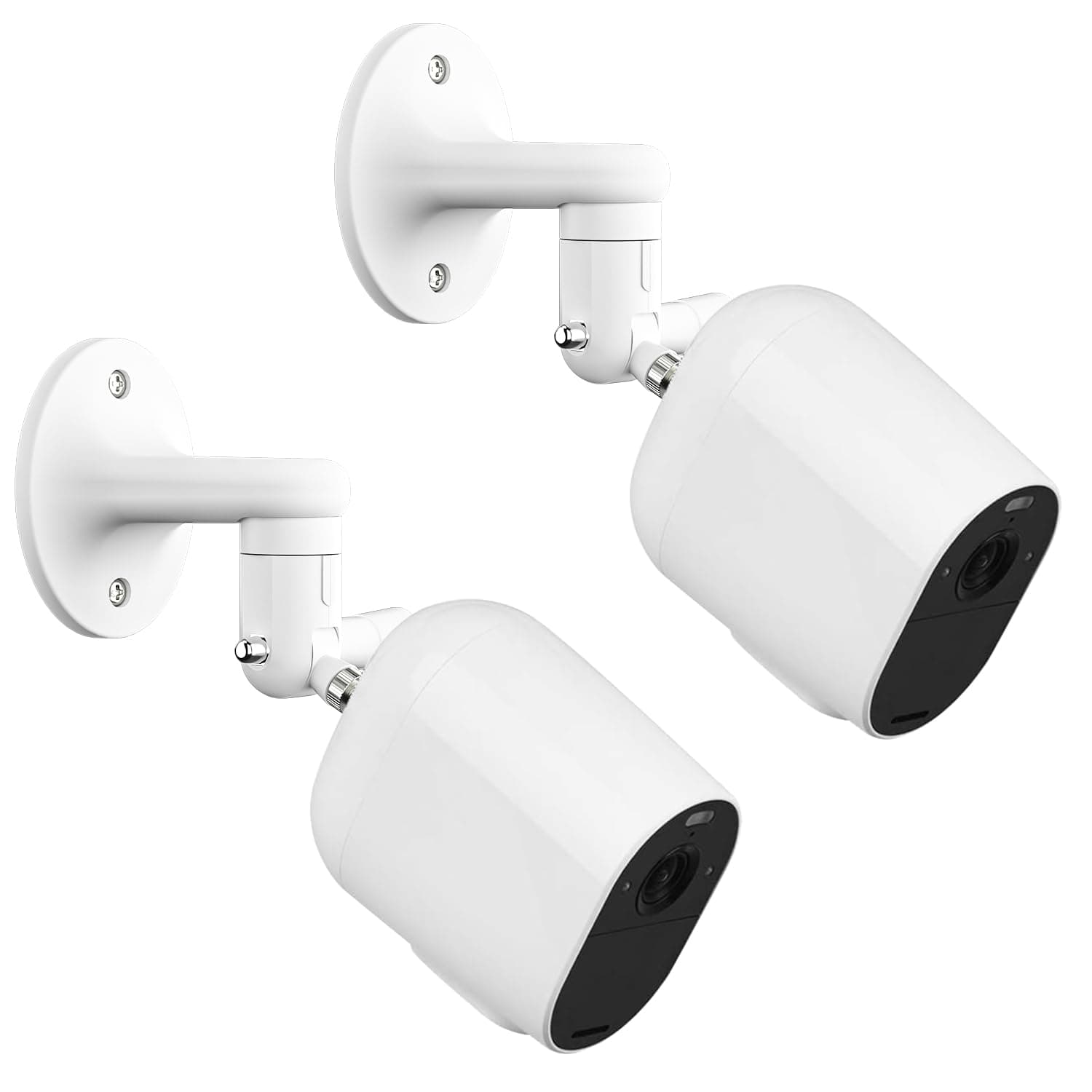 2Pack Wall Mount for Ring Stick Up Cam & Ring Indoor Cam(1st Gen), 360°Adjustable Security No Drilling Wall Mount Bracket for Ring Cam Indoor/Outdoor Use (Camera Not Included)