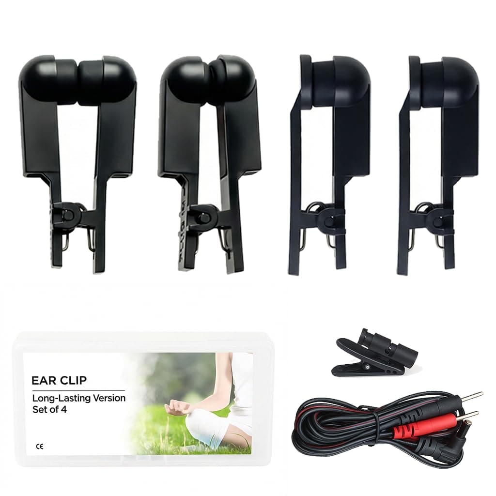 TENS Vagus Nerve Stimulation Ear Clip Dual Silicone Electrode