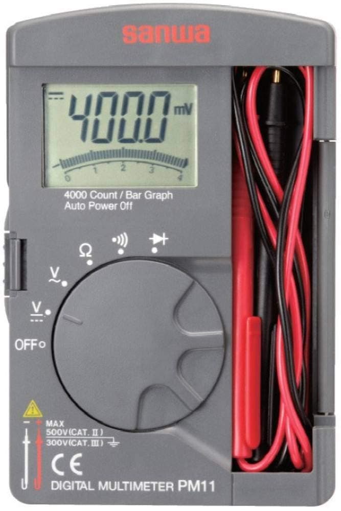 Sanwa Electric Instrument PM11 Handheld Multimeter Analogue Digital Display (Counts): 4000