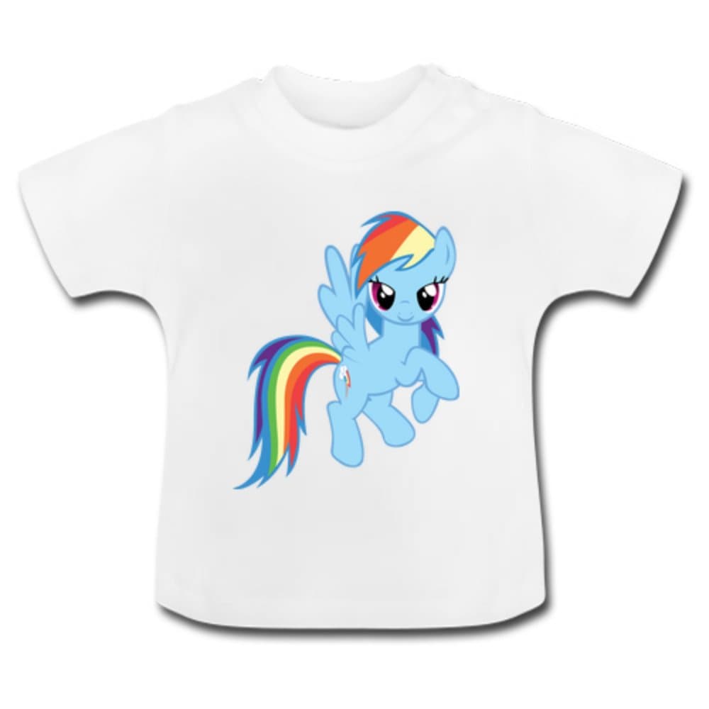 Cono Baby Kids' My Little Pony Rainbow Dash Quotes T-shirt Toddler -(6M-5T)