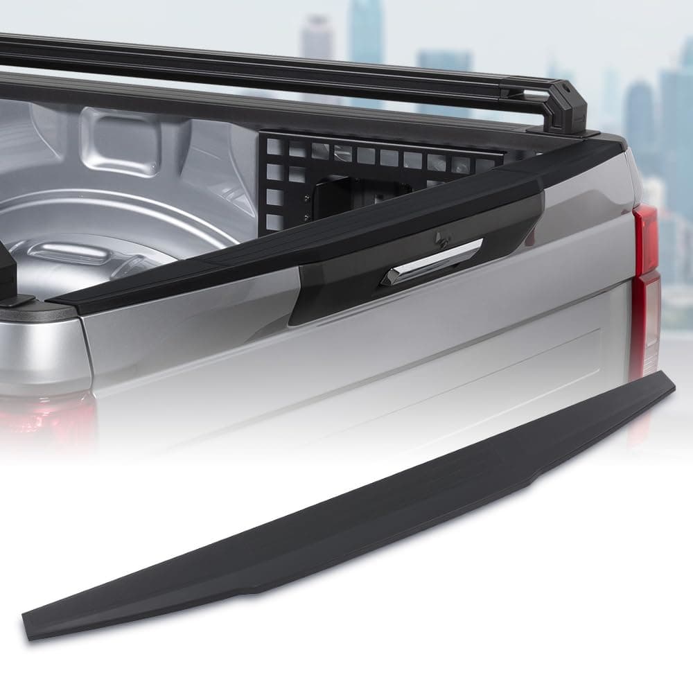 Tailgate Top Trim Cap Cover Compatible with Ford F250 F350 F450 F550 Super Duty 2017-2022 HC3Z-9941018-AD Tailgate Molding Protector Assembly