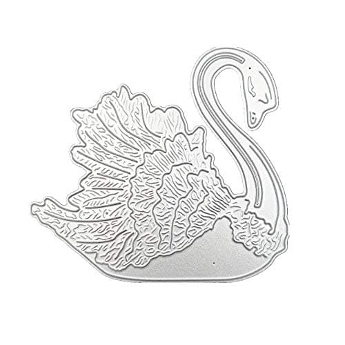 Hongma Swan Cutting Dies Stencils for DIY Scrapbooking Photo Album Decorative Embossing Paper Dies for Card Making