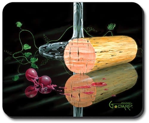 Michael Godard - Totally Corked Mouse Pad - By Art Plates® by Michael Godard