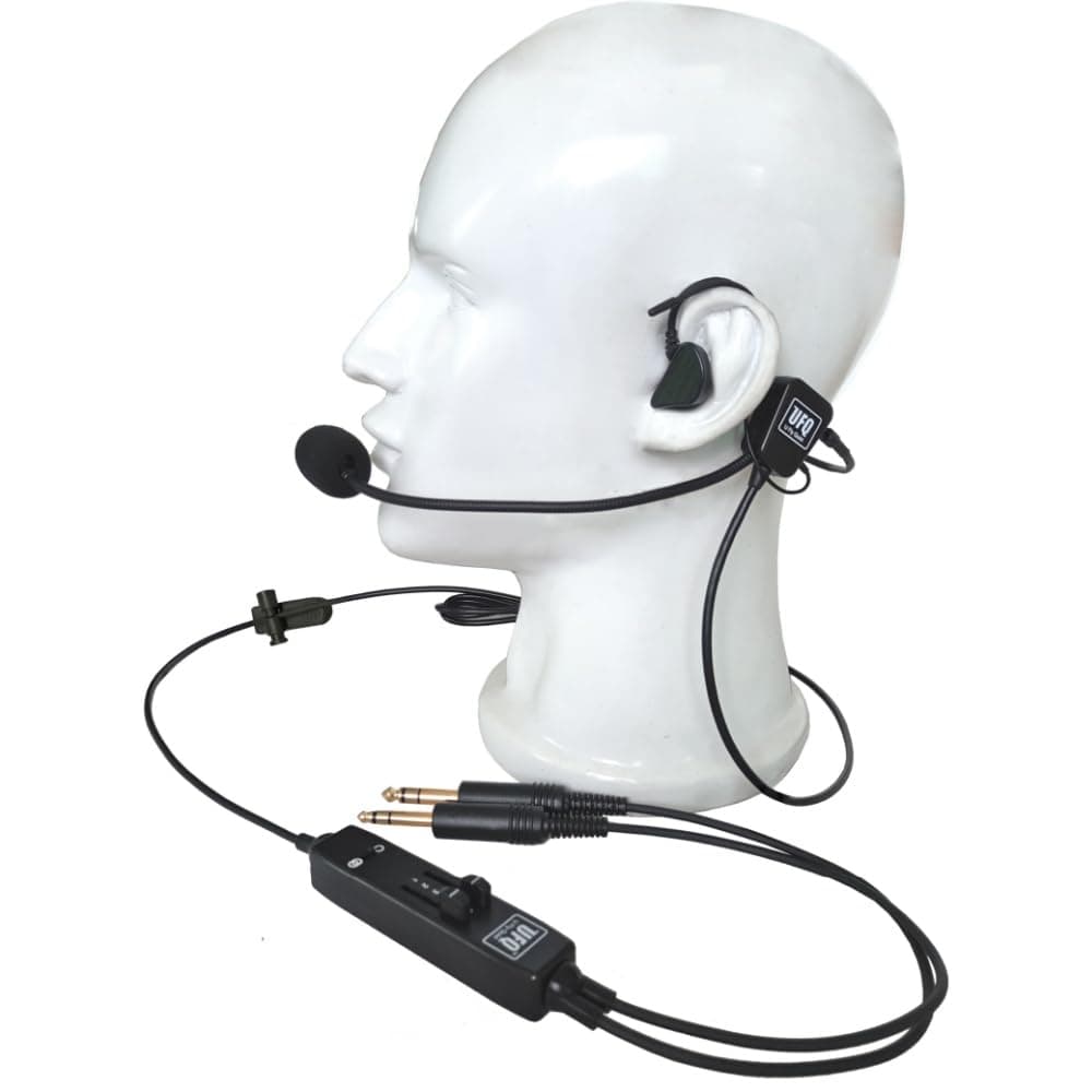 in-Ear Type Aviation Headset L-1 Super Light Weight - Quiet as ANR Free with a Bag, Great Sound Quality for Music with MP3 Input