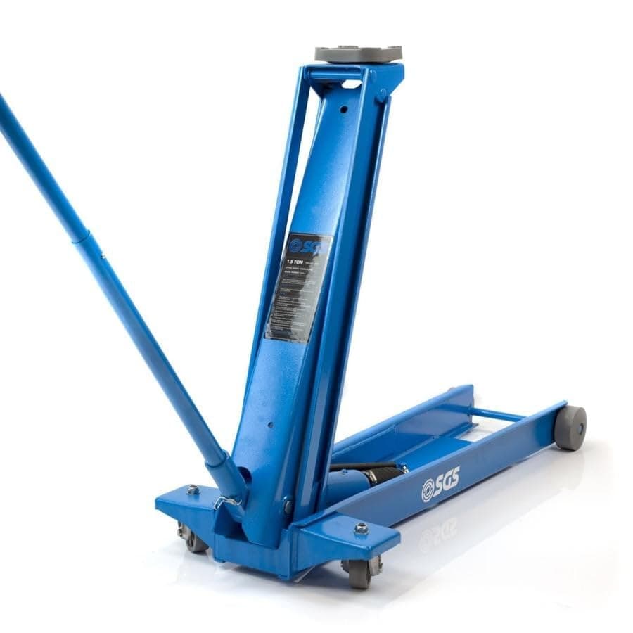 1.5 Tonne Professional Trolley Floor Jack Heavy Duty 855mm Lifting Height