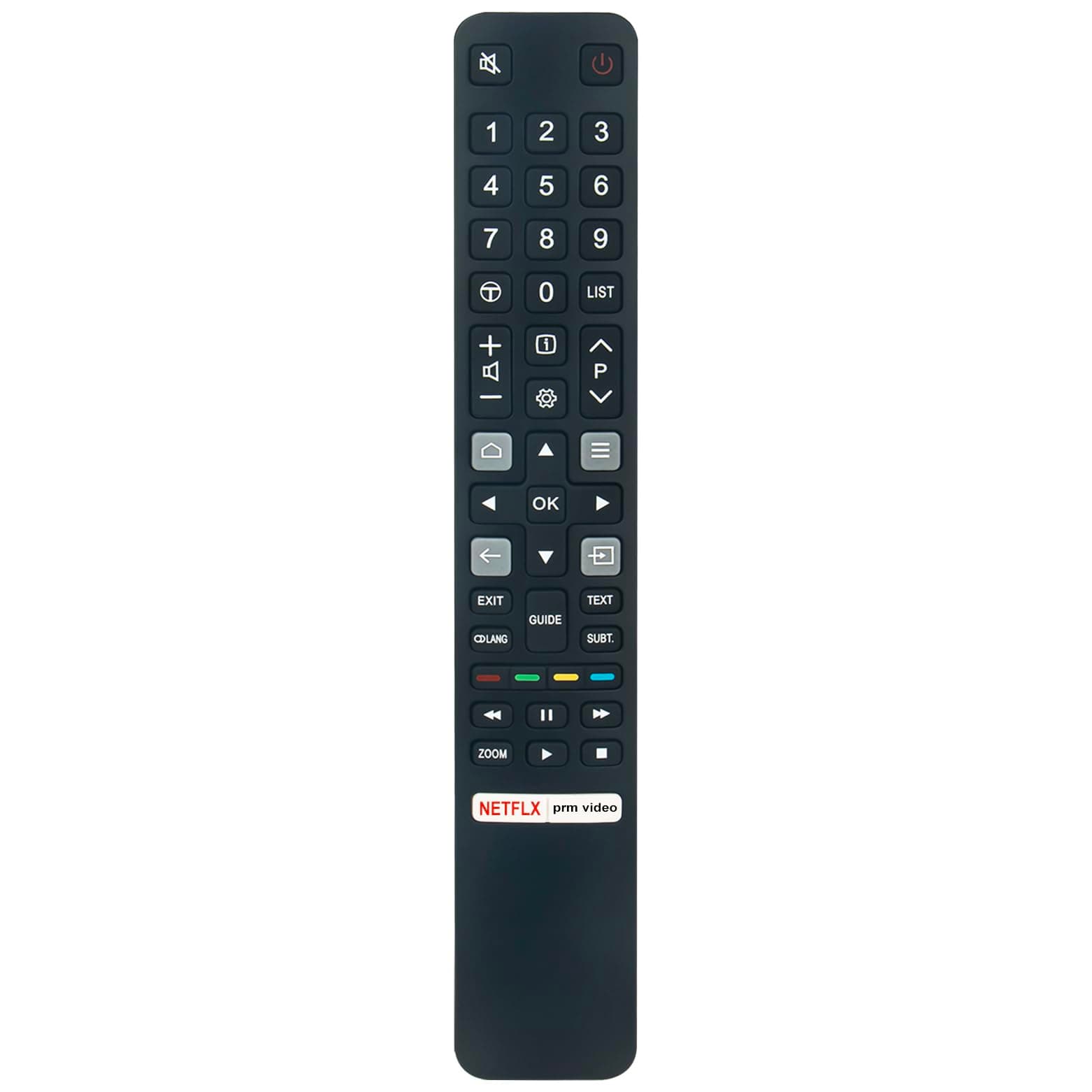 AULCMEET RC802NU YUI1 Replacement Remote Control Fit for TCL FHD7900 Serie Full HD Android TV, P63 P72 P73 Serie 4K HDR TV, S52 S54 S62 Serie Android TV, X92 Serie Mini LED 8K TV