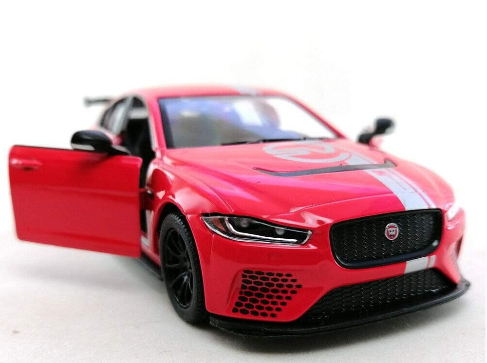 Kinsmart Pull Back & Go Jaguar XE SV Project 8 1:38 Model Car ( 4 colours - One Colour Sent at Random)