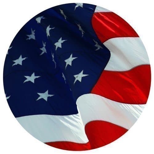 DJ Record Turntable Slipmats STARS AND STRIPES SLIPMAT x 1 (Single)