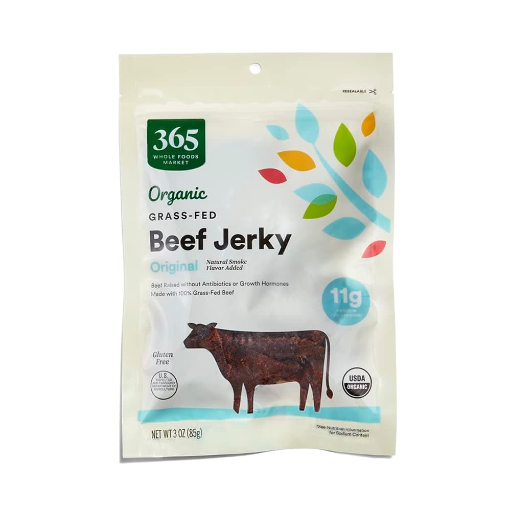365 by Whole Foods Market, Organic Original Beef Jerky, 3 Ounce