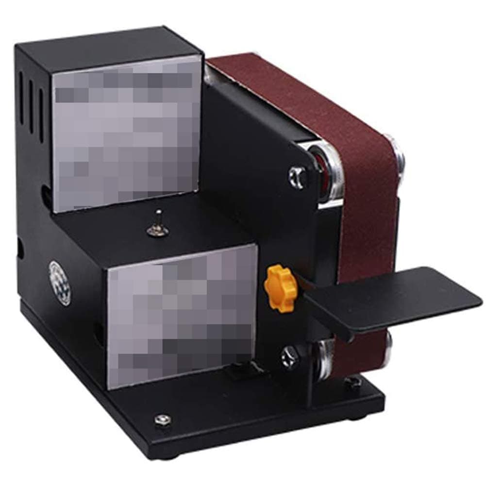 Belt Sander And Belt Micro Mini Electric Belt Sander Polishing Grinder DIY Festivals Angle Belt Sander Sharpening Sheet Database Machine Grinder,Black