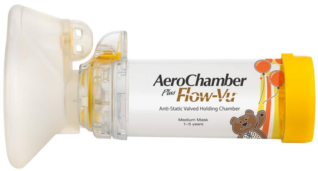 AEROCHAMBER PLUS FLOW-VU ANTI-STATIC VALVED HOLDING CHAMBER