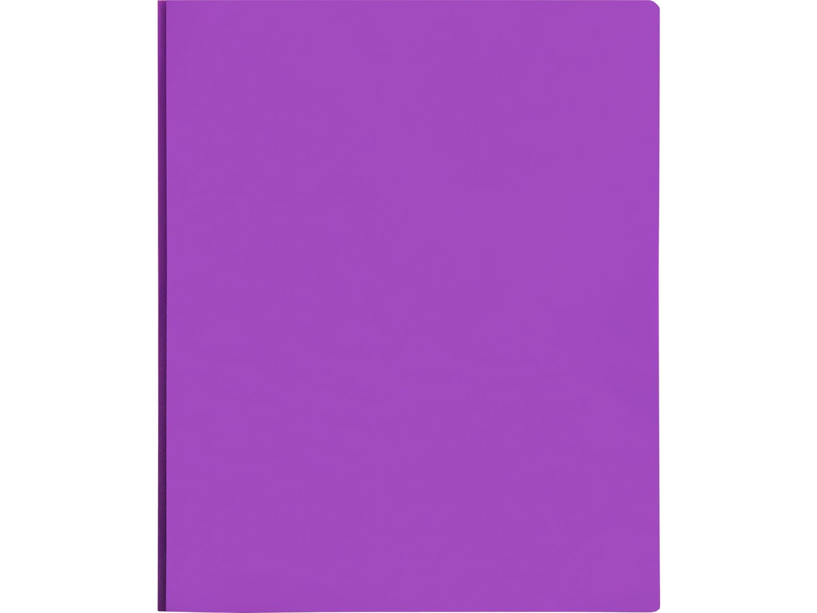 Lion 2-Pocket Plastic Folder with Fasteners, Purple, 1 Folder (92310-PR)