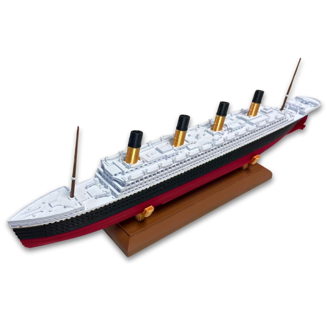 RMS Olympic Model Ship 1 Ft Long Assembled Titanic Toys For Kids, Historically Accurate Titanic Toy, Titanic Ship, Titanic Cake Topper, Titanic Figurine, Removalble Stand Included