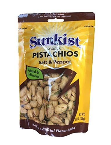 Salt & Pepper Pistachios Snack, Sunkist, Ready to Eat, Net. Wt. 150 g.