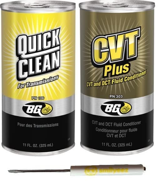 Smilyeez BG K6610 CVT Transmission Quick Clean Flush PN106 & CVT DCT Plus Fluid Conditioner PN 303 with Pocket Screwdriver (1)