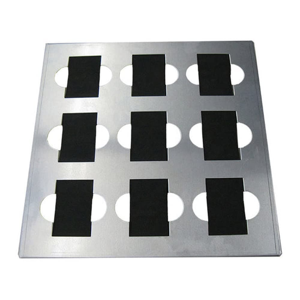E2500 Aluminum Slide Carrier for Orbital Clinical Rotator, Holds Nine 50 x 75 mm Slides